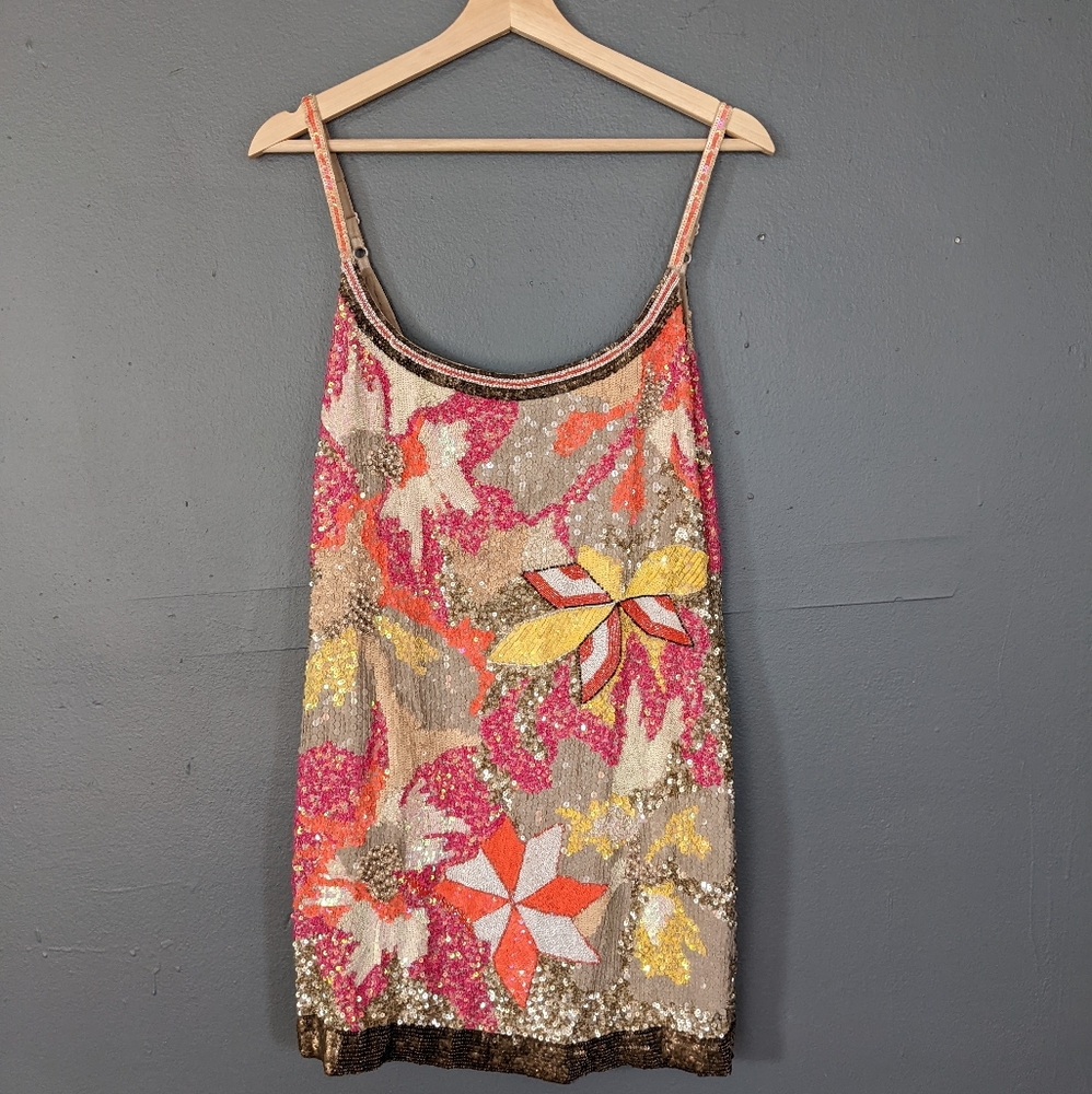 All Saints Spitalfields sequin mini dress